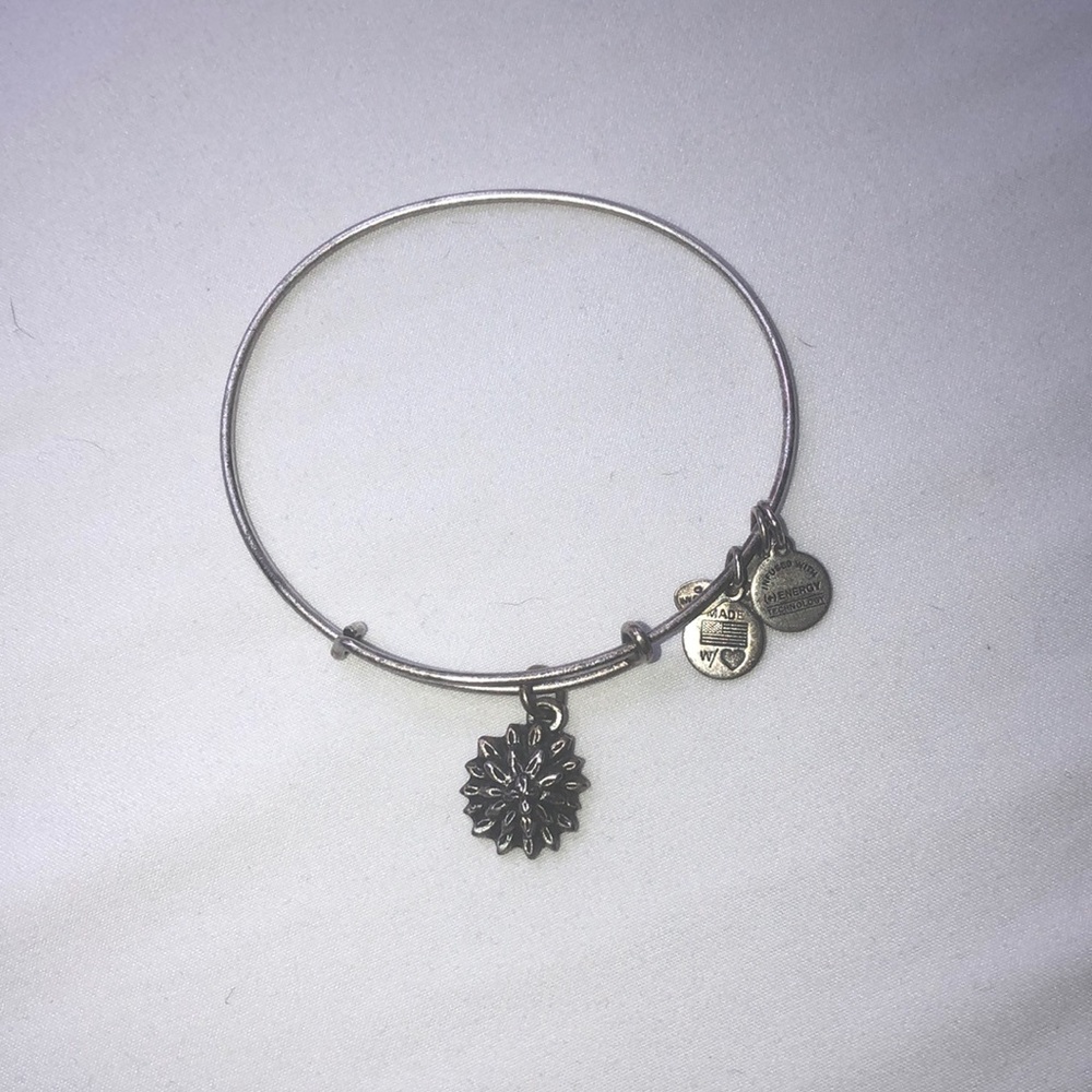 Alex and Ani flower bracelet
